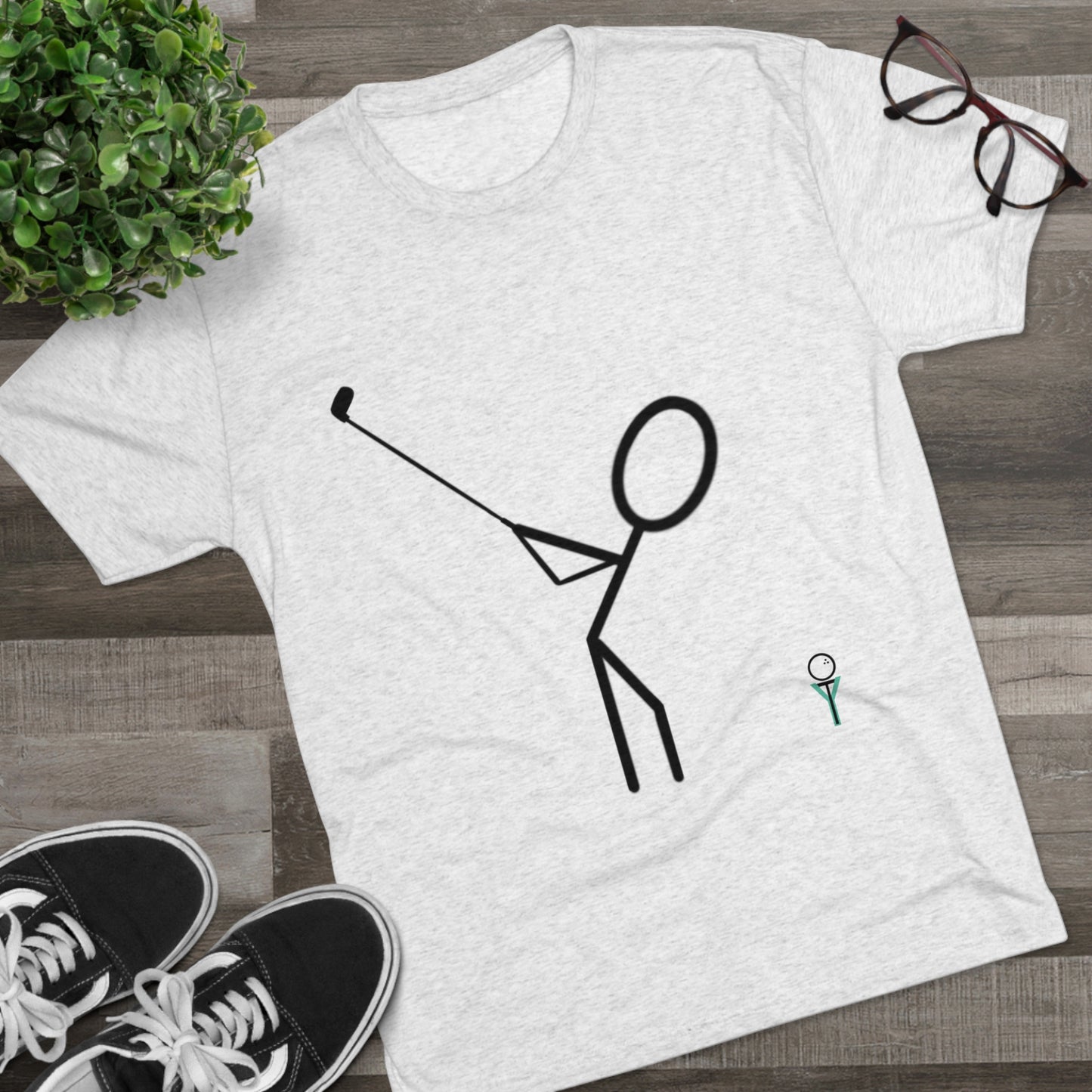 3OT Right Hand Golfer Unisex Crew Tee (TRI-BLEND)