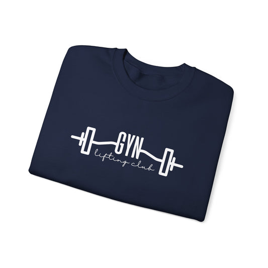 GYN Lifting Club "Gym Rat Era" Pump Cover (Large Logo with back print) Unisex Sweatshirt