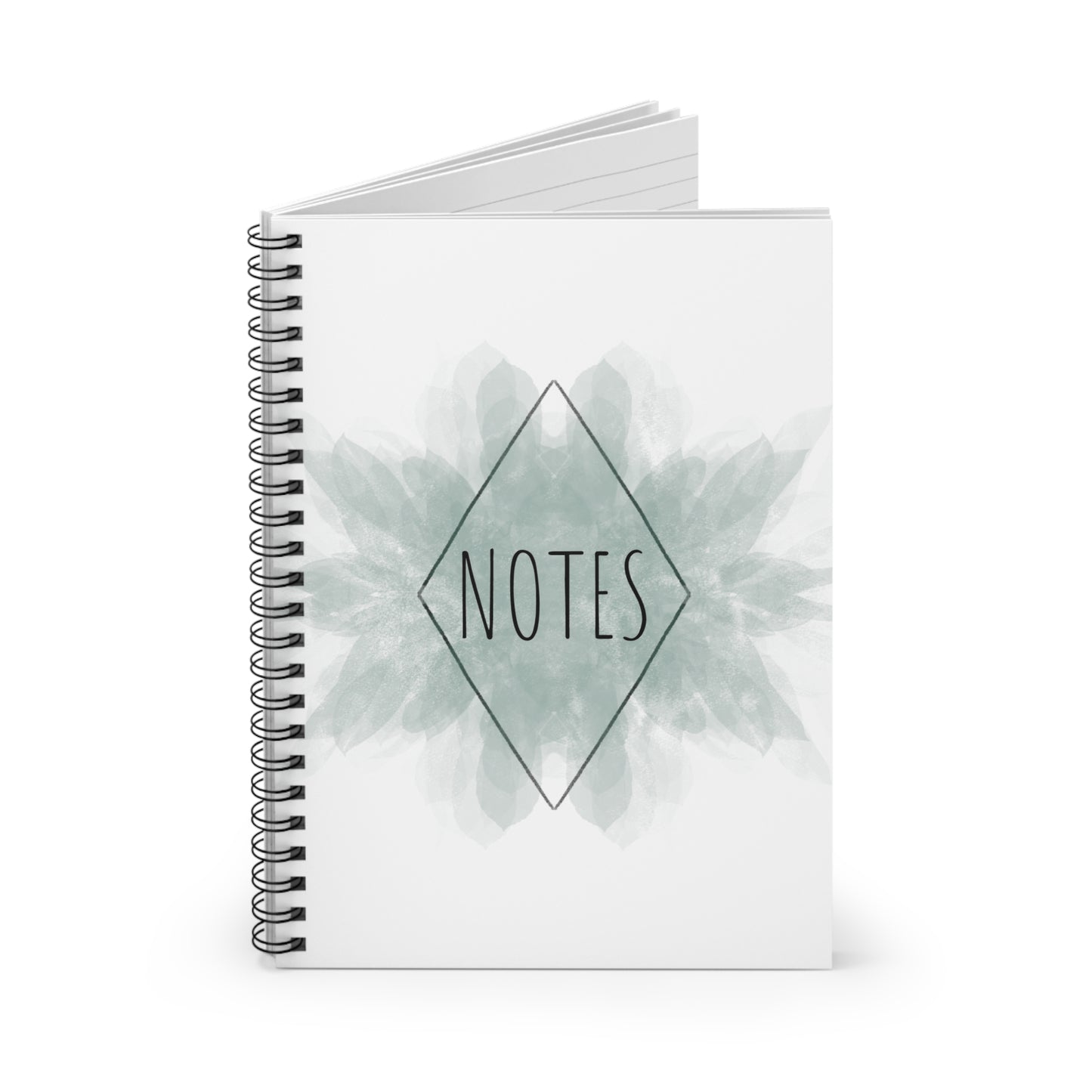 Air Brush Triangle Spiral Notebook - Ruled Line