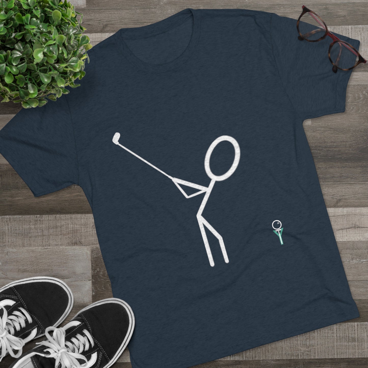 3OT Right Hand Golfer Unisex Crew Tee (TRI-BLEND)