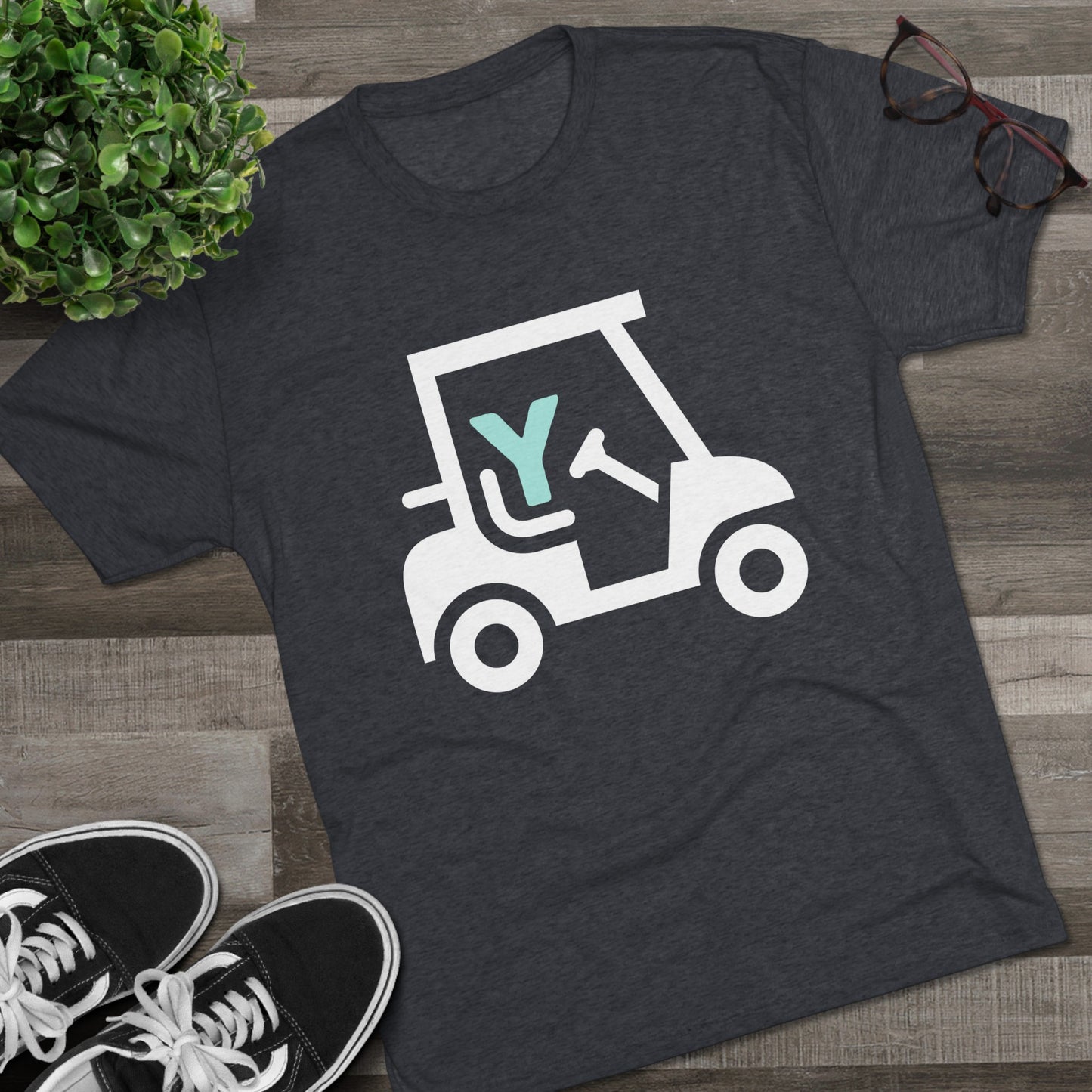 3OT Golf Cart Unisex Crew Tee (TRI-BLEND)