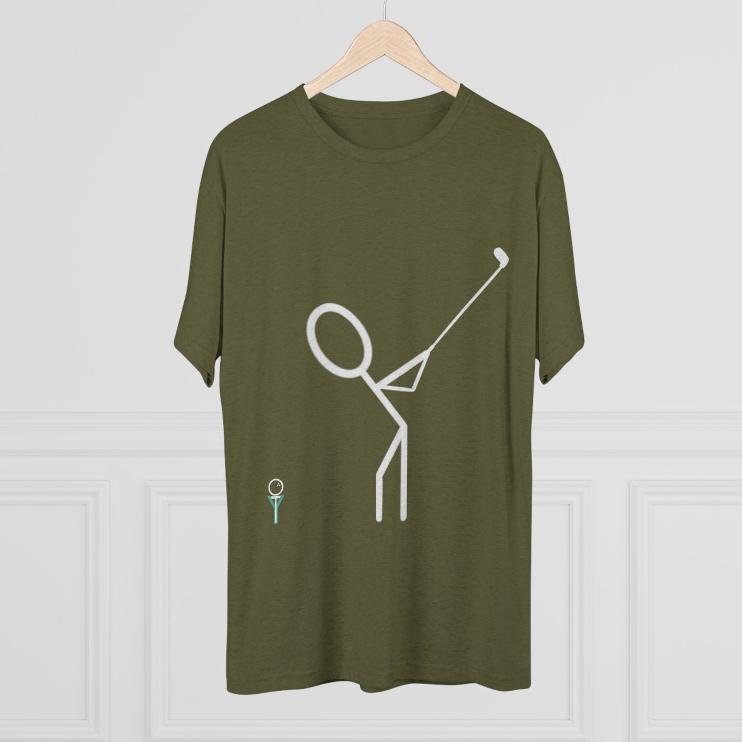 3OT Left Hand Golfer Unisex Crew Tee (TRI-BLEND)