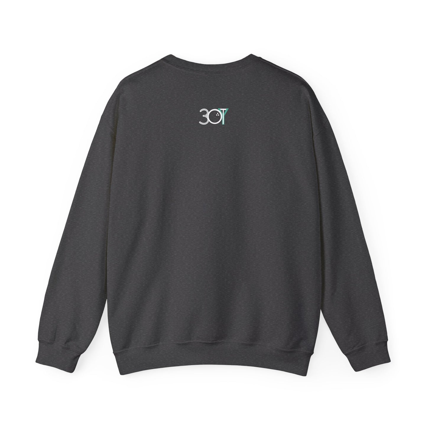 3OT "mulligan" Unisex Crewneck Sweatshirt [front print & back logo]