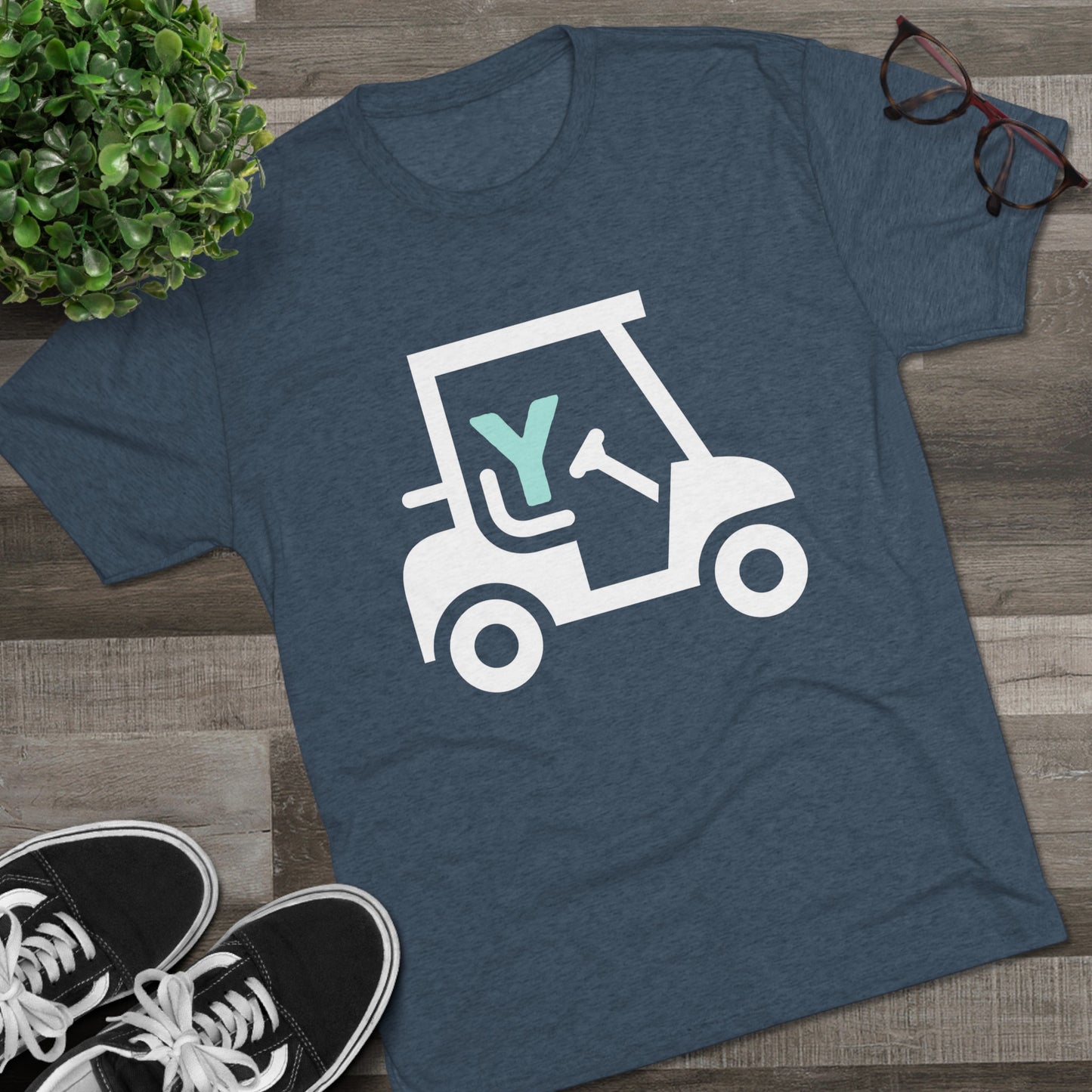 3OT Golf Cart Unisex Crew Tee (TRI-BLEND)