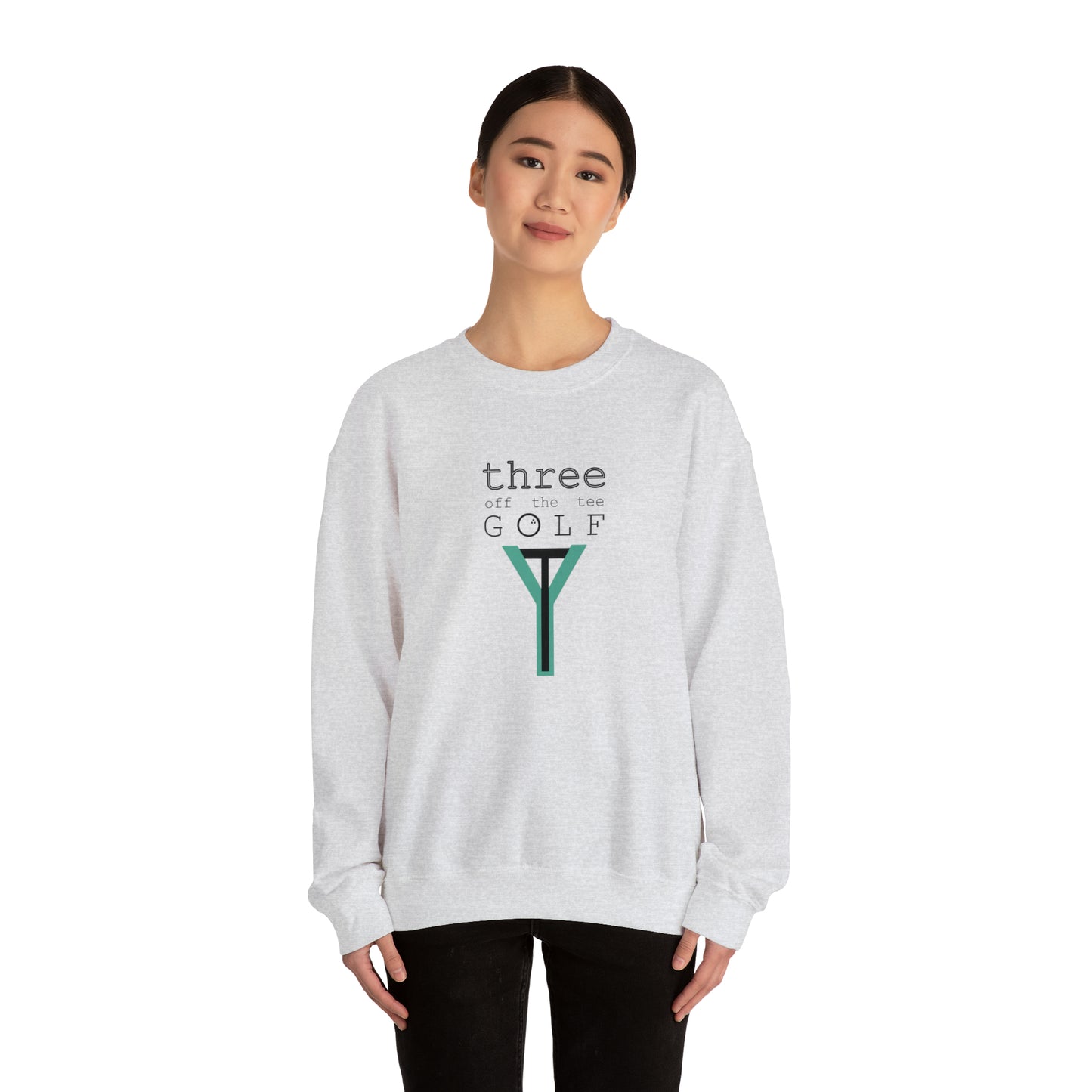 3OT Full Logo Unisex Crewneck Sweatshirt [front print & back logo]