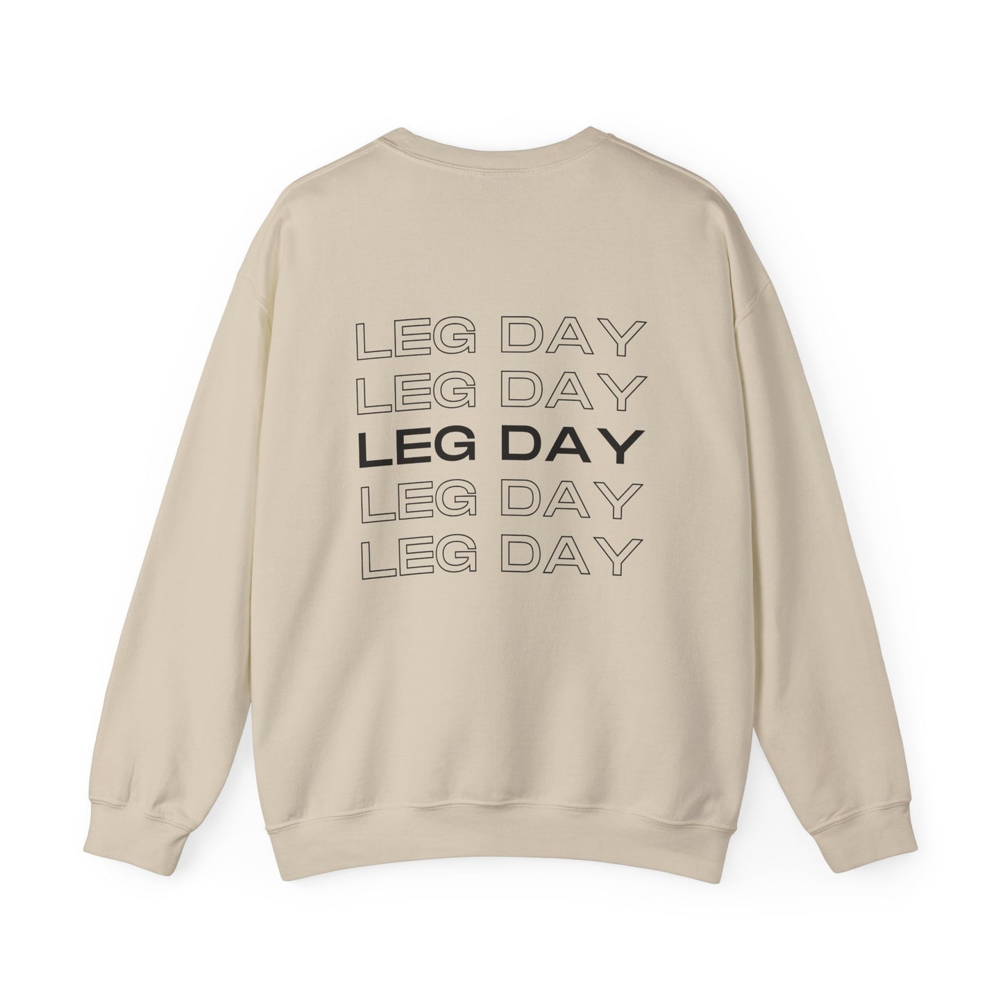 GYN Lifting Club "Leg Day" Pump Cover Unisex Sweatshirt