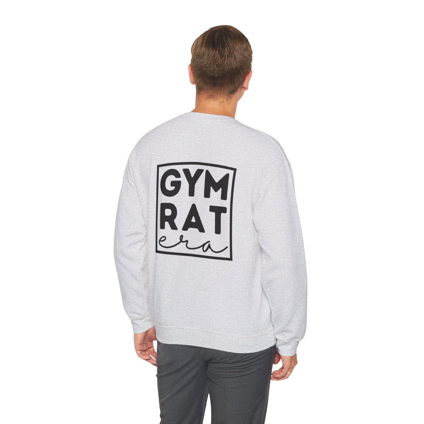 GYN Lifting Club "Gym Rat Era" Pump Cover (small front logo with back print) Unisex Sweatshirt