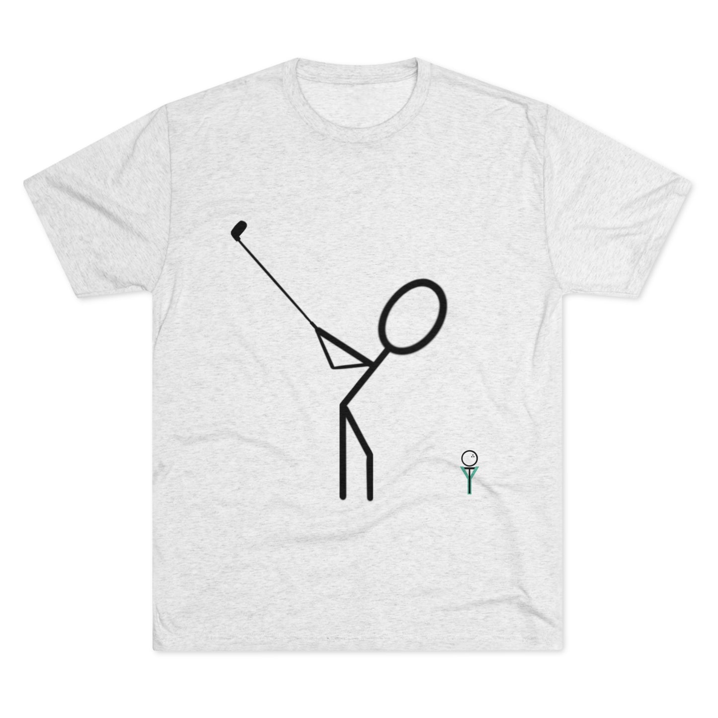 3OT Right Hand Golfer Unisex Crew Tee (TRI-BLEND)