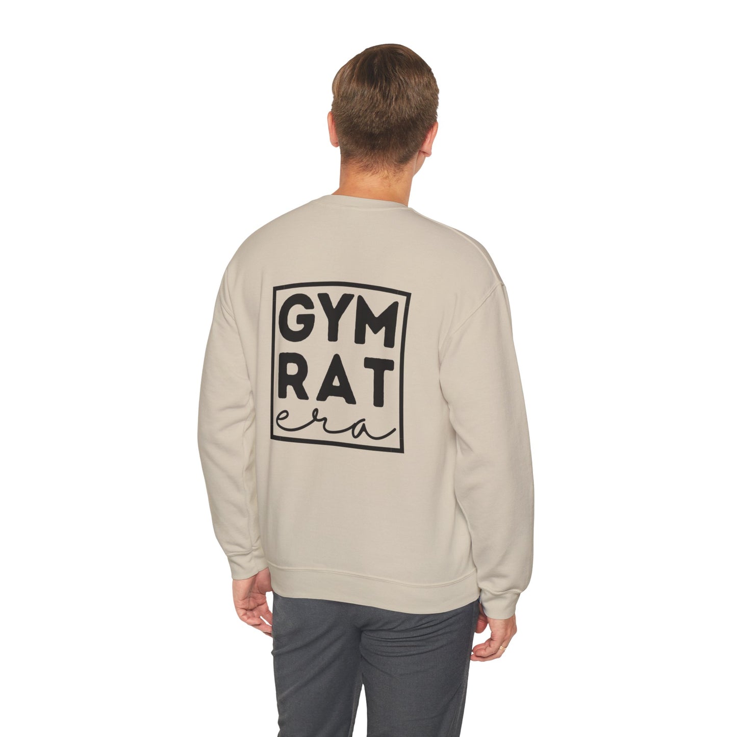 GYN Lifting Club "Gym Rat Era" Pump Cover (small front logo with back print) Unisex Sweatshirt