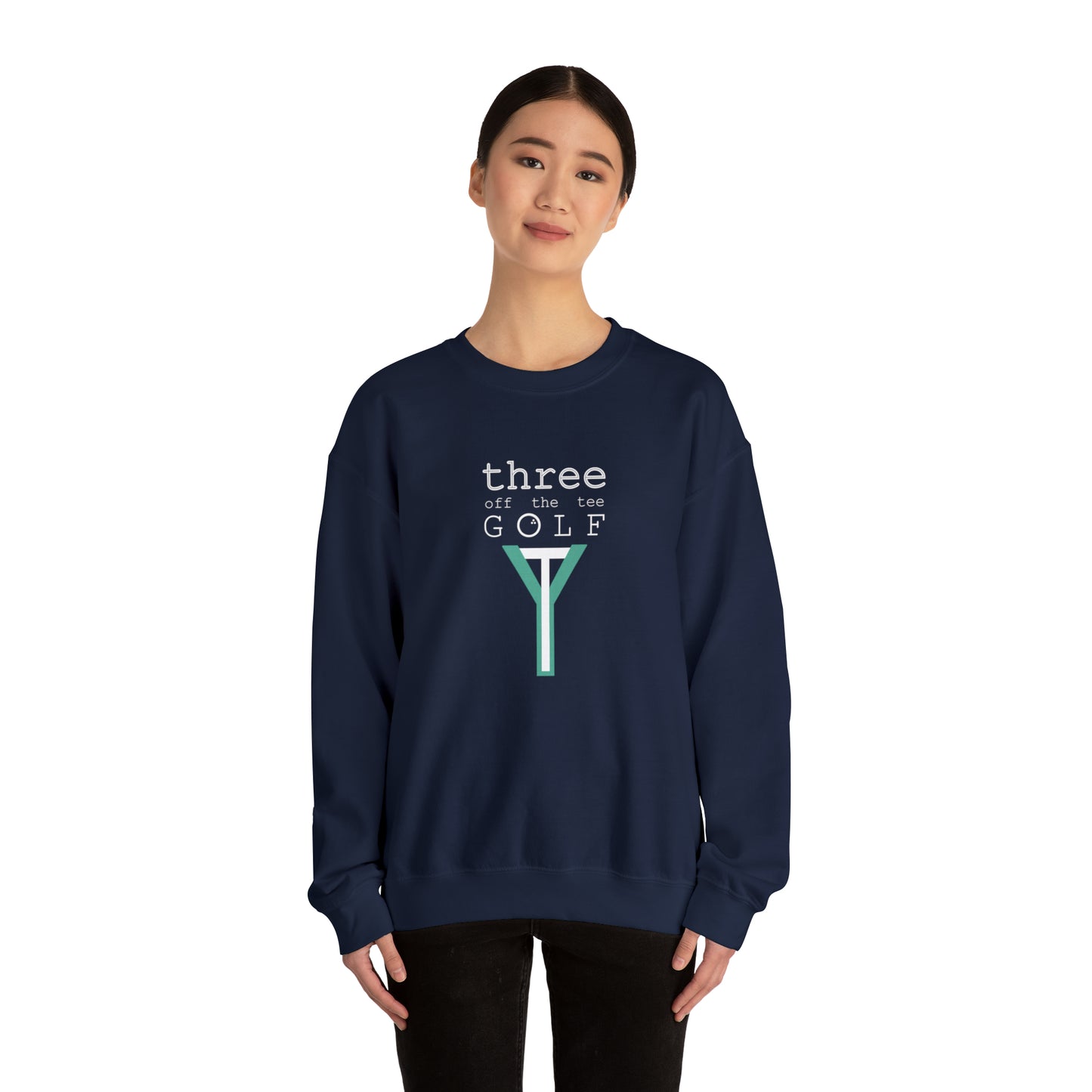 3OT Full Logo Unisex Crewneck Sweatshirt [front print & back logo]