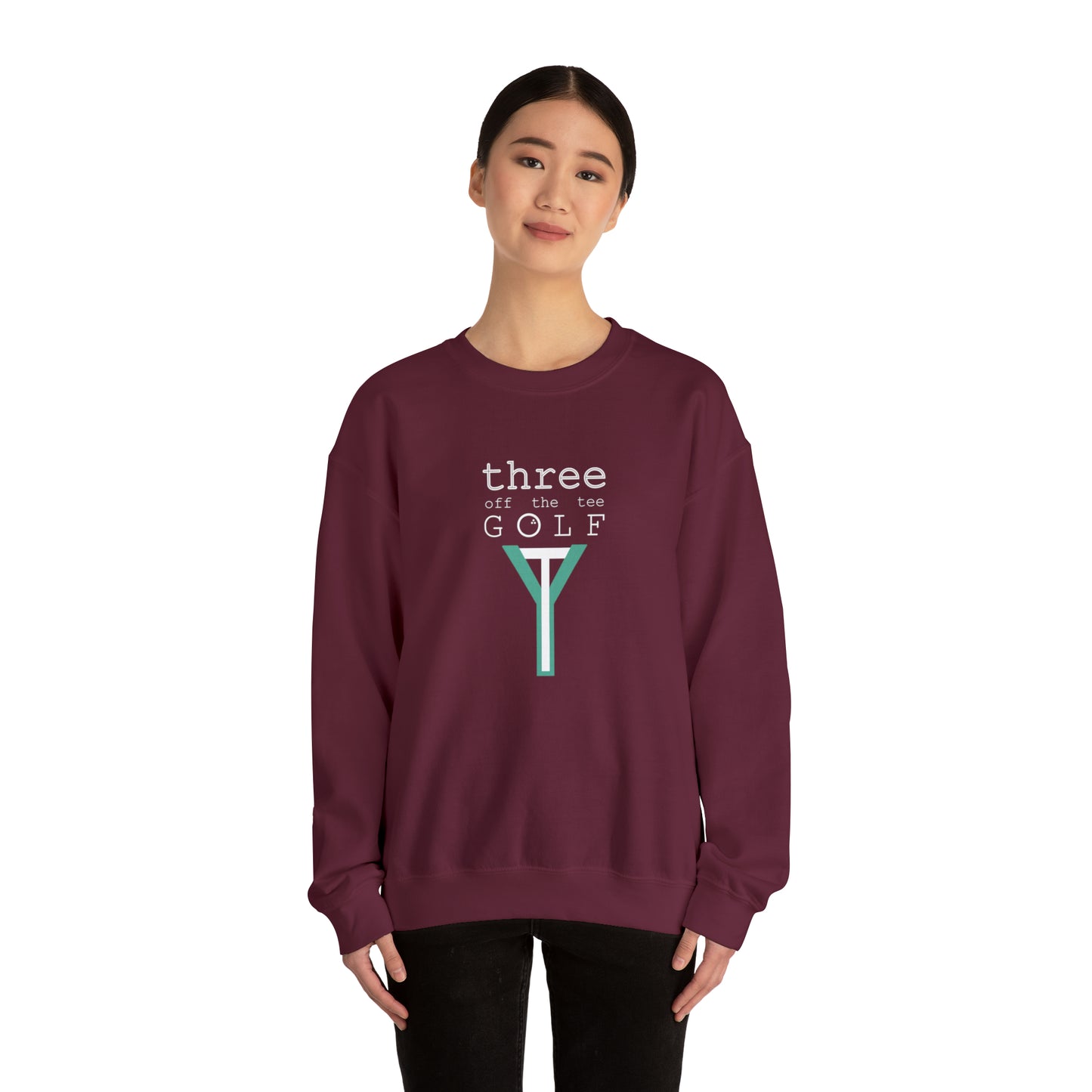 3OT Full Logo Unisex Crewneck Sweatshirt [front print & back logo]