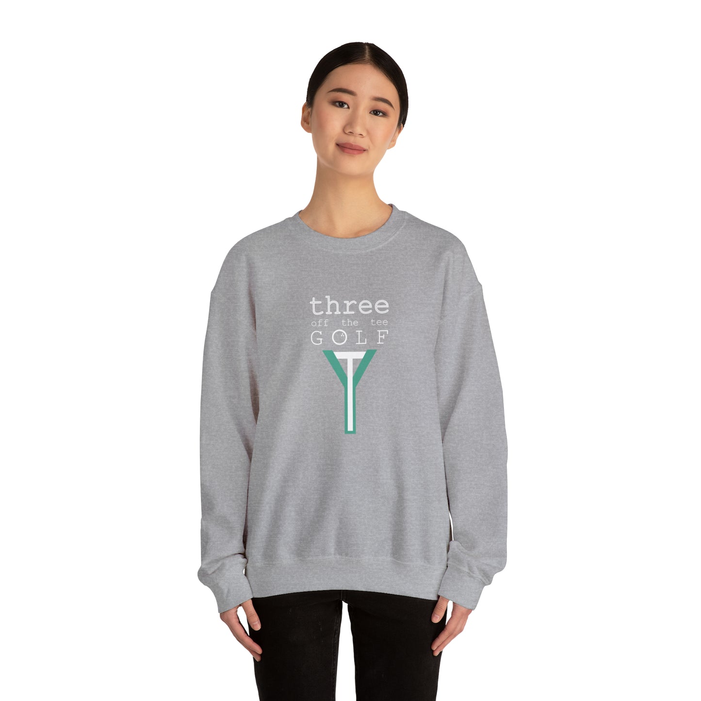 3OT Full Logo Unisex Crewneck Sweatshirt [front print & back logo]