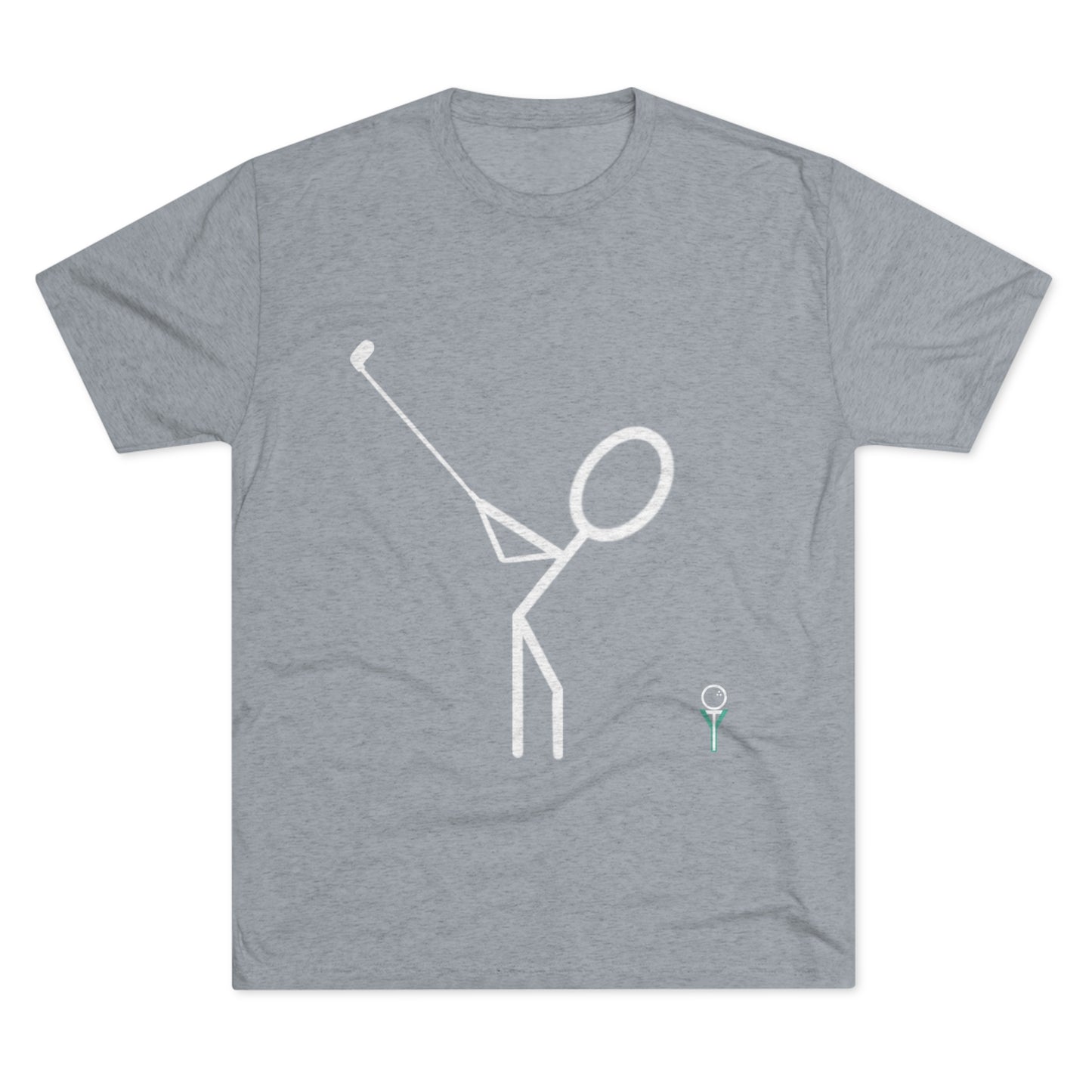 3OT Right Hand Golfer Unisex Crew Tee (TRI-BLEND)