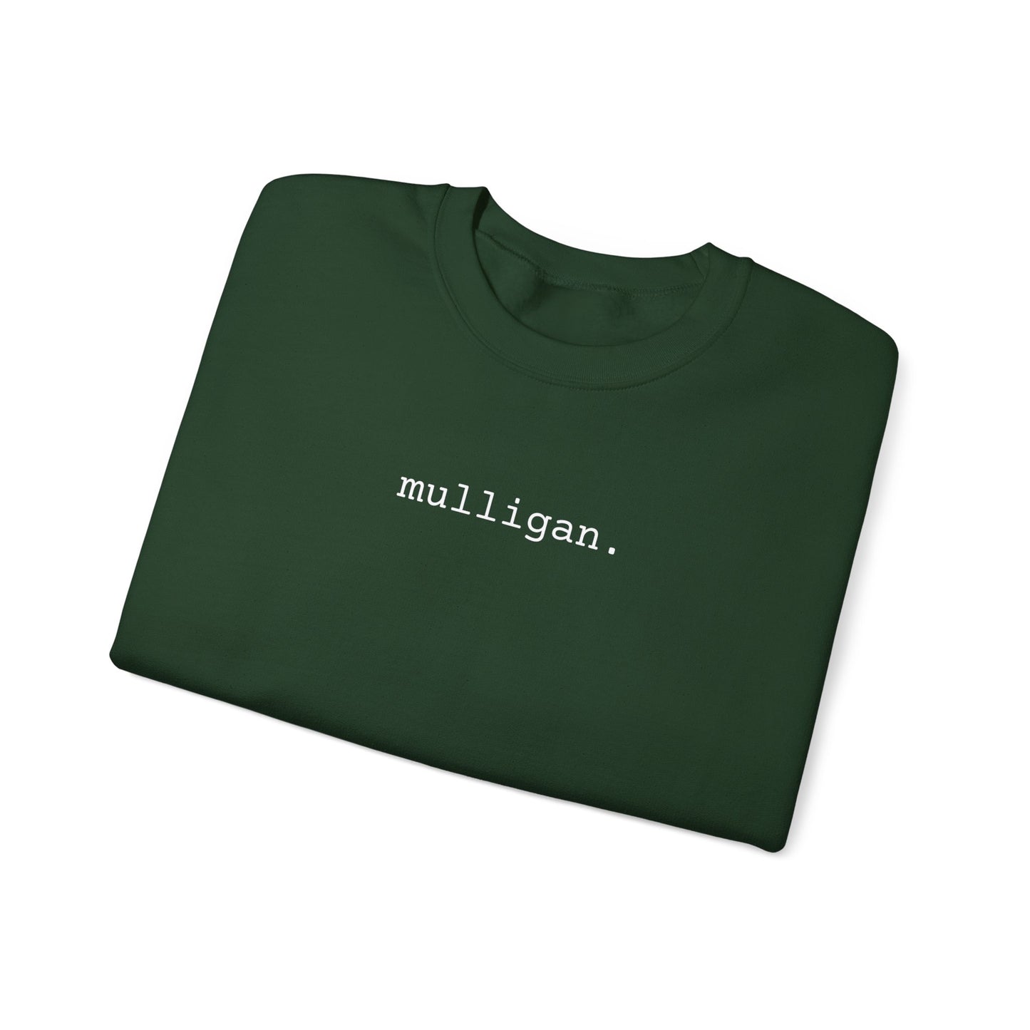 3OT "mulligan" Unisex Crewneck Sweatshirt [front print & back logo]