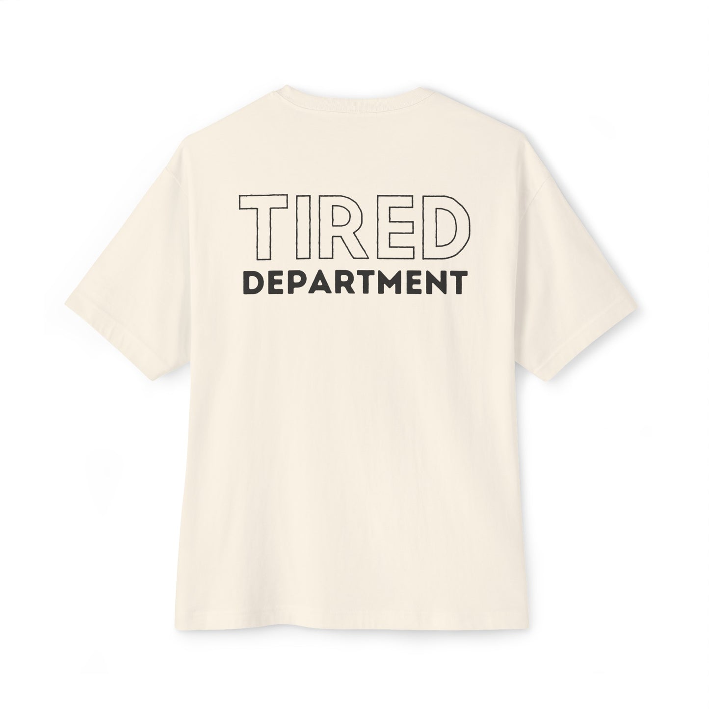 GYN Lyfestyle - Tired Department Local 2024 Unisex Oversized Pump Cover T-Shirt