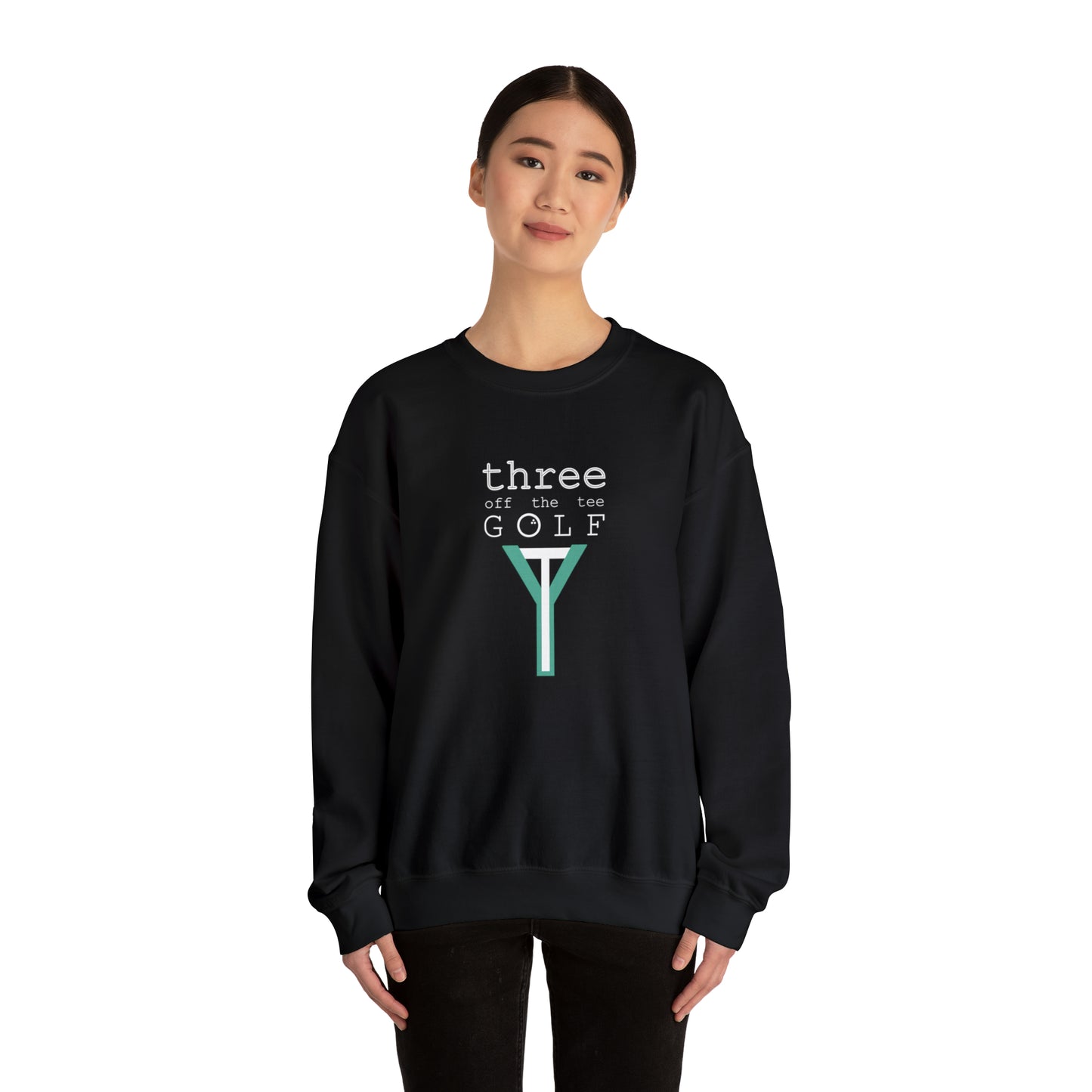 3OT Full Logo Unisex Crewneck Sweatshirt [front print & back logo]