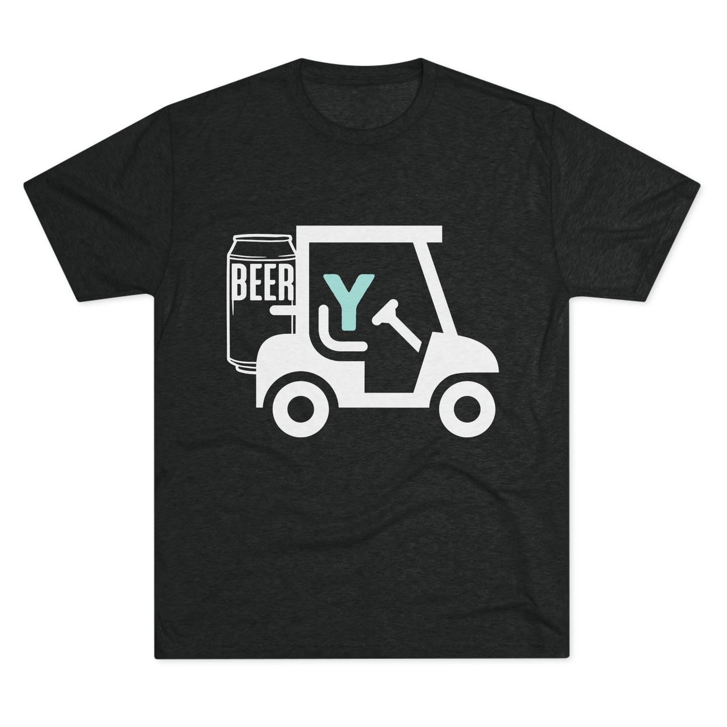 3OT Golf - Beer Cart Unisex Crew Tee (TRI-BLEND)