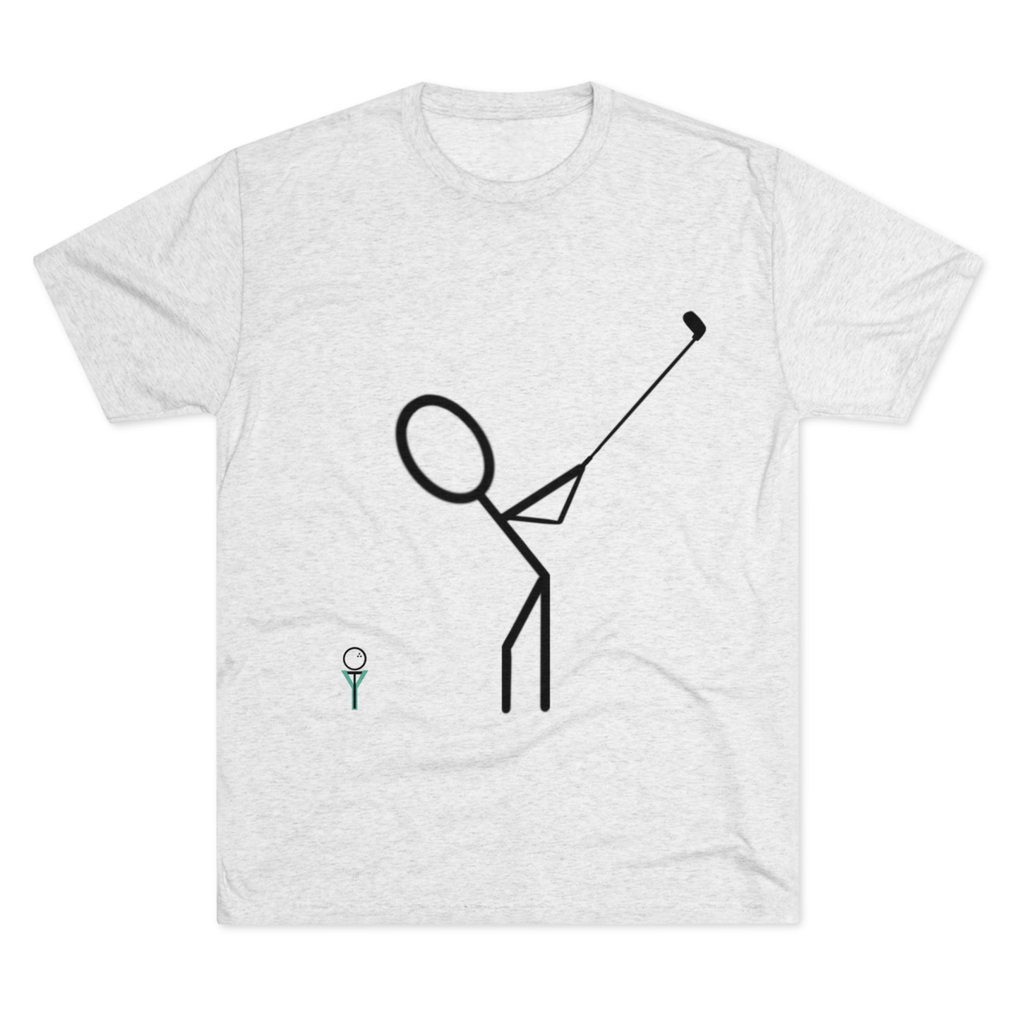 3OT Left Hand Golfer Unisex Crew Tee (TRI-BLEND)