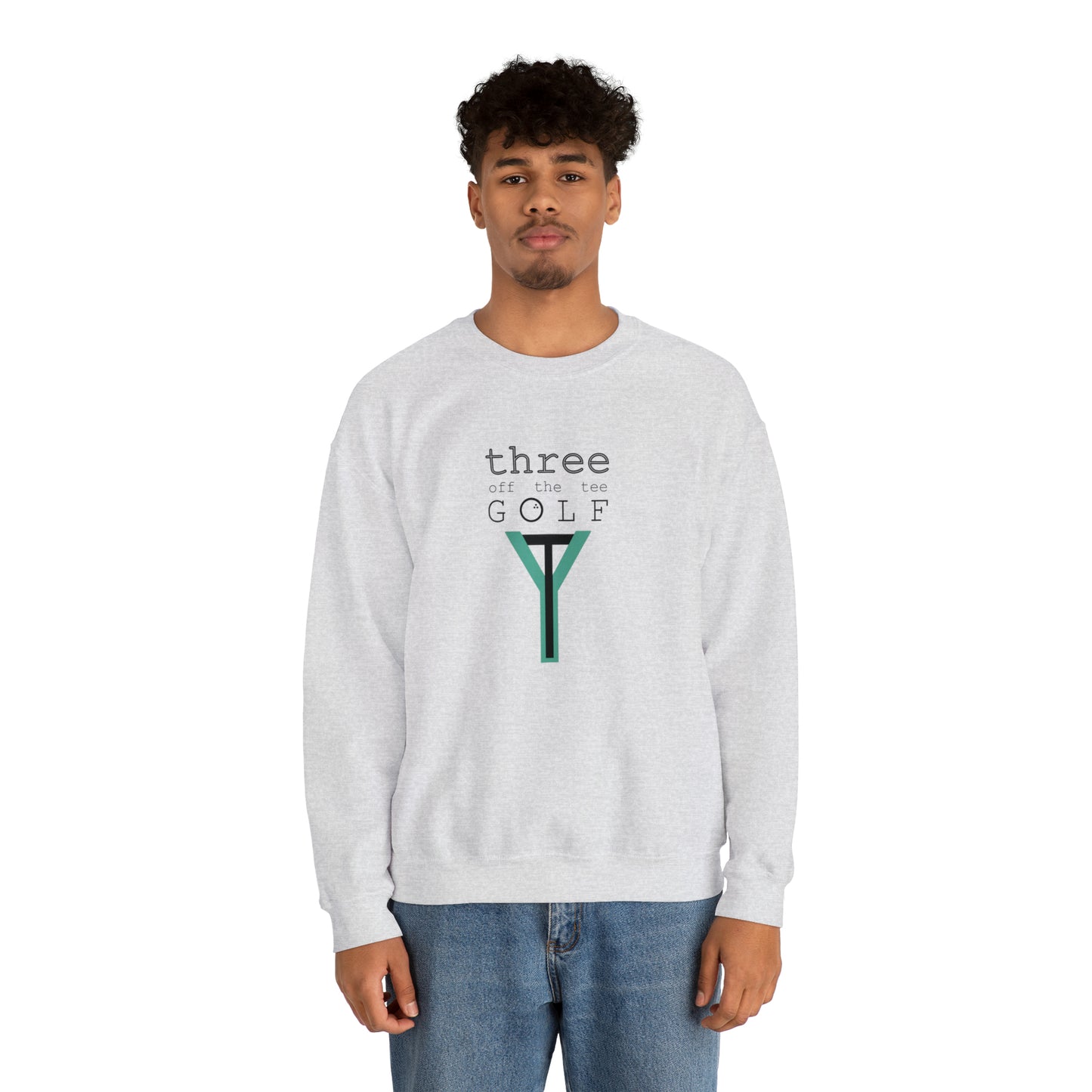 3OT Full Logo Unisex Crewneck Sweatshirt [front print & back logo]