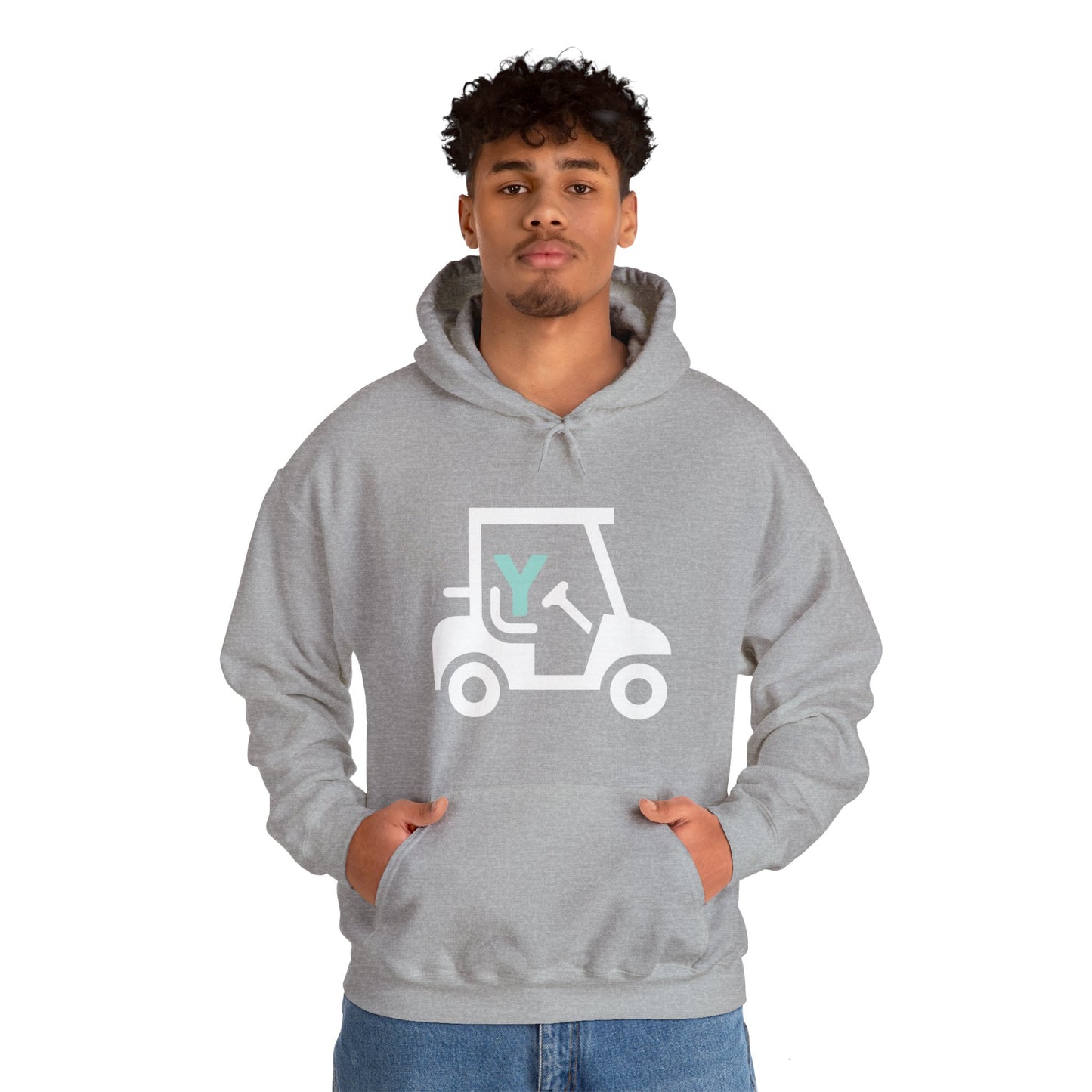 3OT Golf Cart Unisex Heavy Blend™ Hooded Sweatshirt