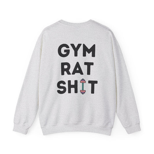 GYN Lifting Club "GYM RAT SH*T" Pump Cover (X-Small Logo with back print) Unisex Sweatshirt