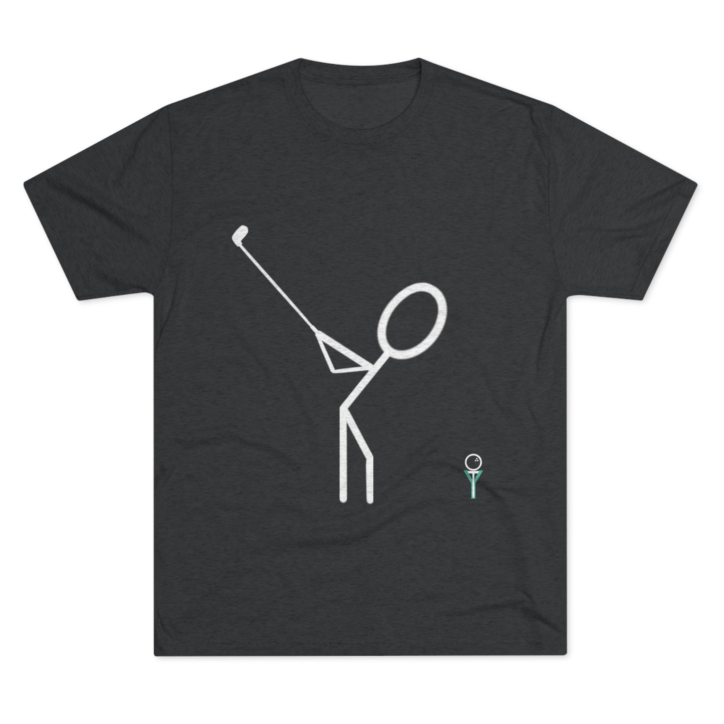 3OT Right Hand Golfer Unisex Crew Tee (TRI-BLEND)