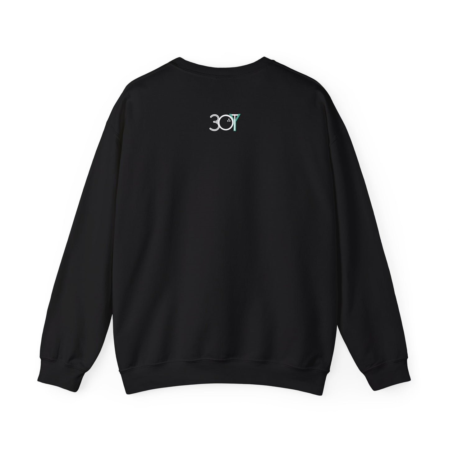 3OT "play it where it lies" Unisex Crewneck Sweatshirt [front print & back logo]