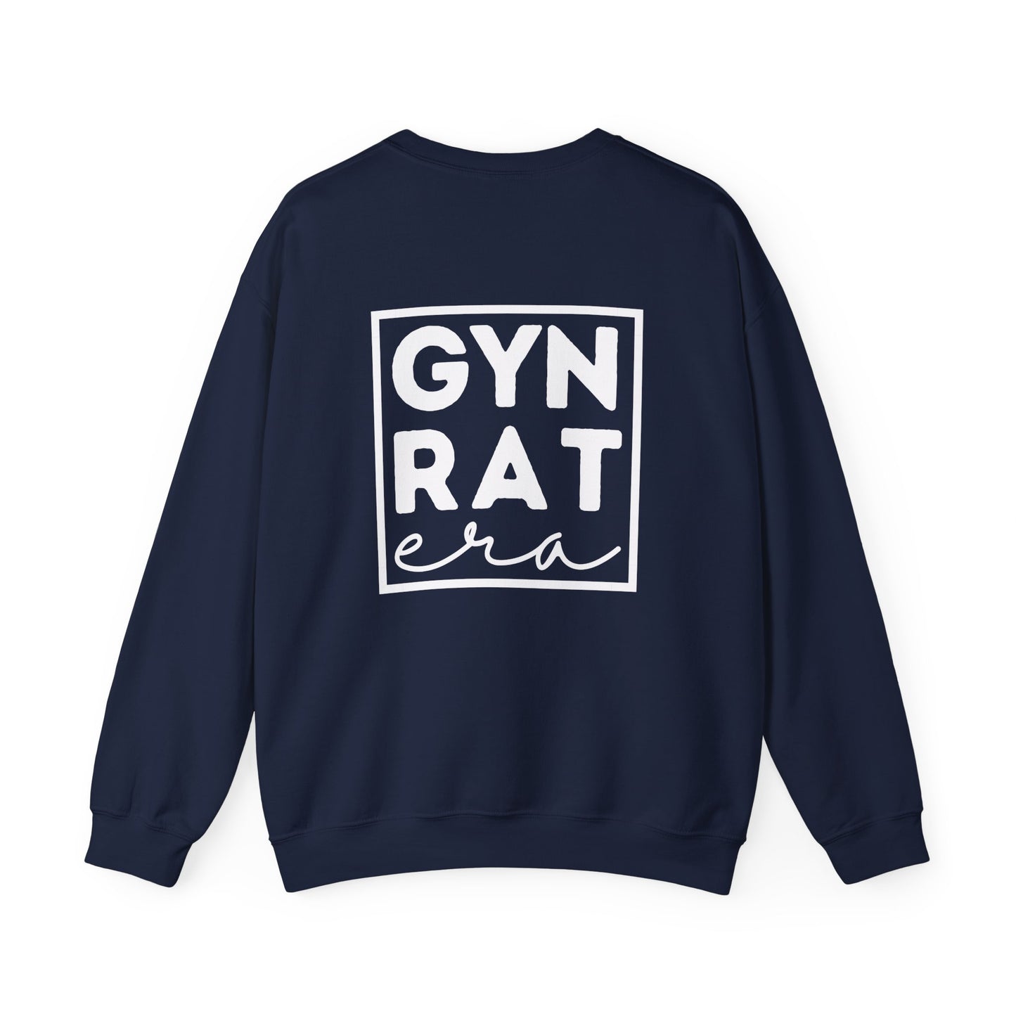 GYN Lifting Club "GYN Rat Era" Pump Cover (small front logo with back print) Unisex Sweatshirt