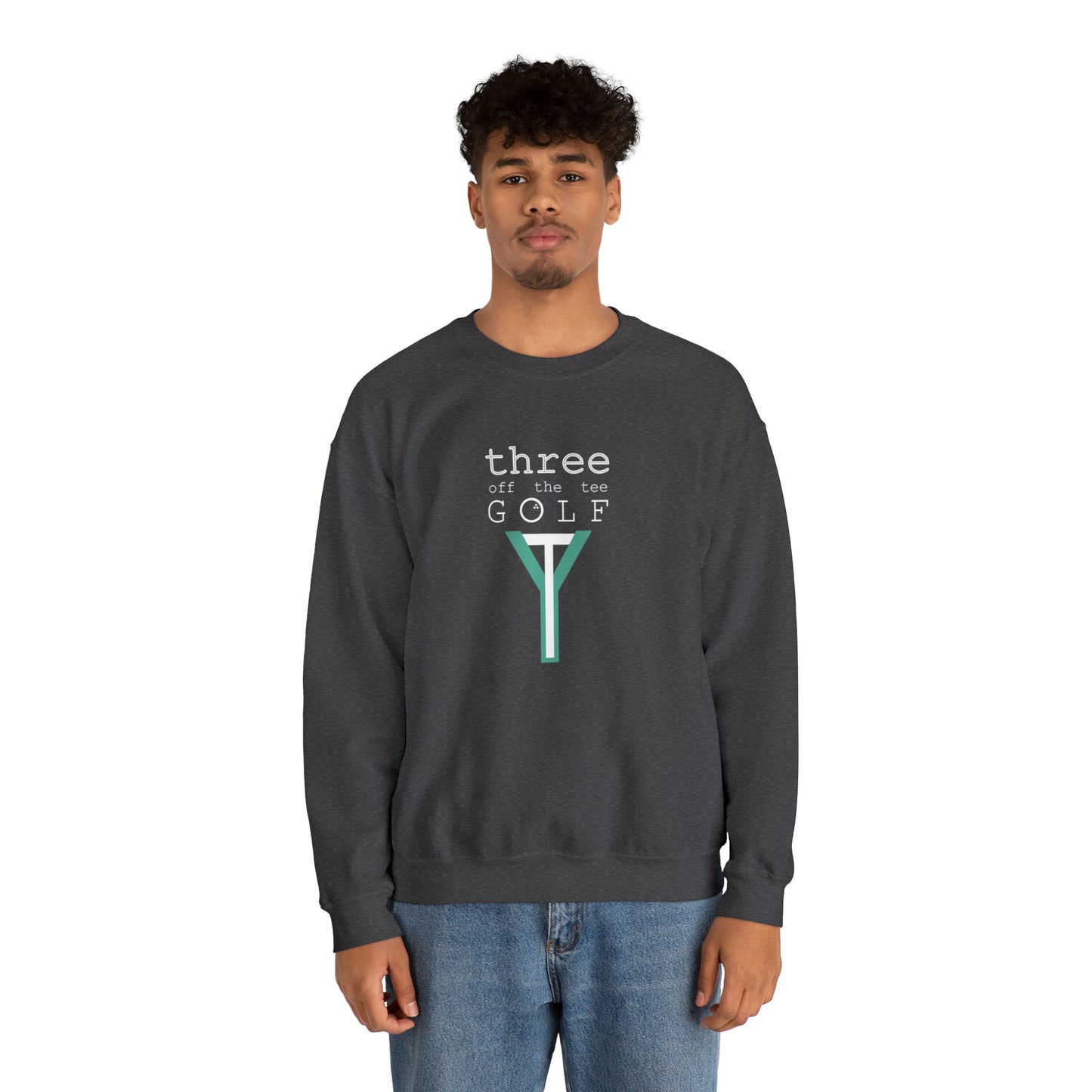 3OT Full Logo Unisex Crewneck Sweatshirt [front print & back logo]