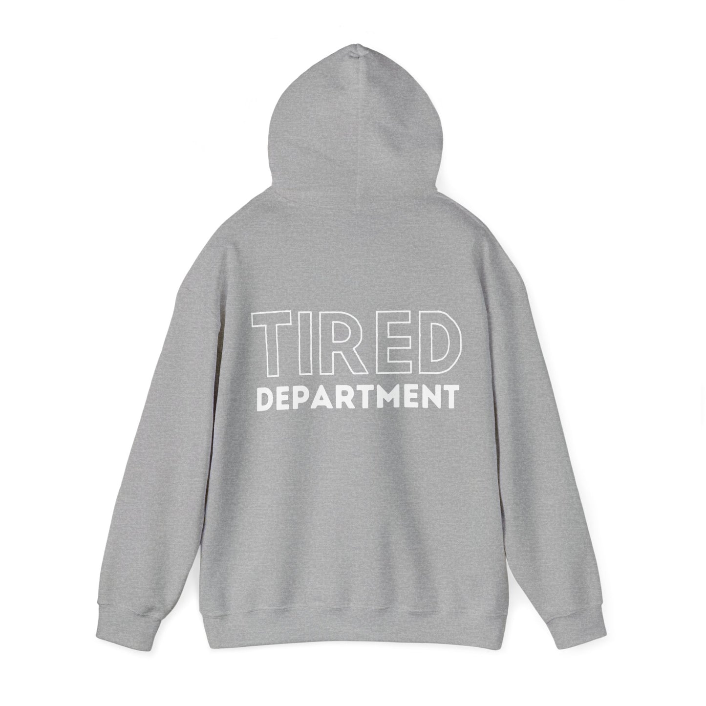 GYN Lyfestyle "Tired Department" Unisex Heavy Blend™ Hooded Sweatshirt