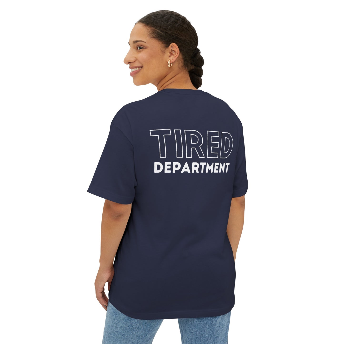 GYN Lyfestyle - Tired Department Unisex Oversized Pump Cover T-Shirt