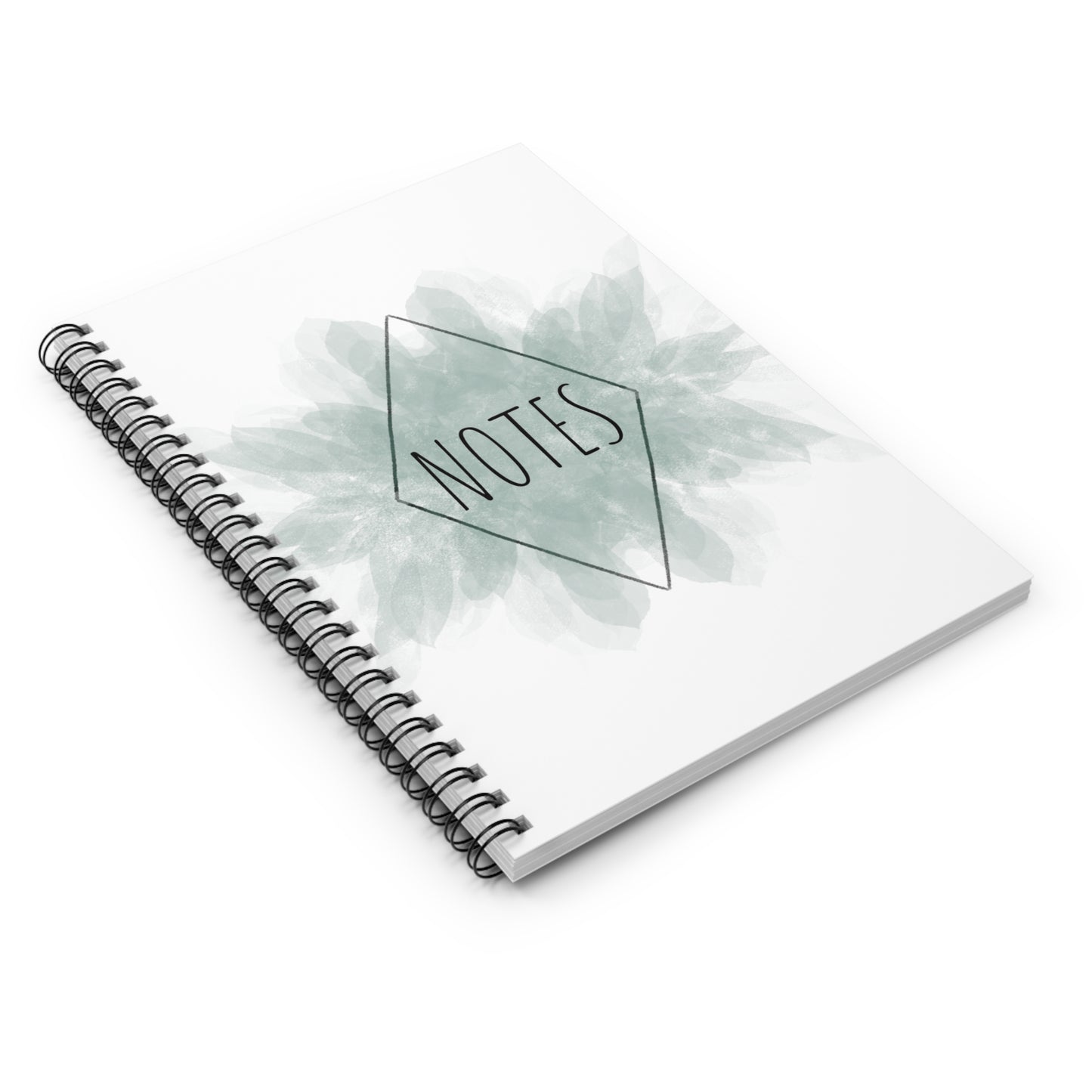 Air Brush Triangle Spiral Notebook - Ruled Line