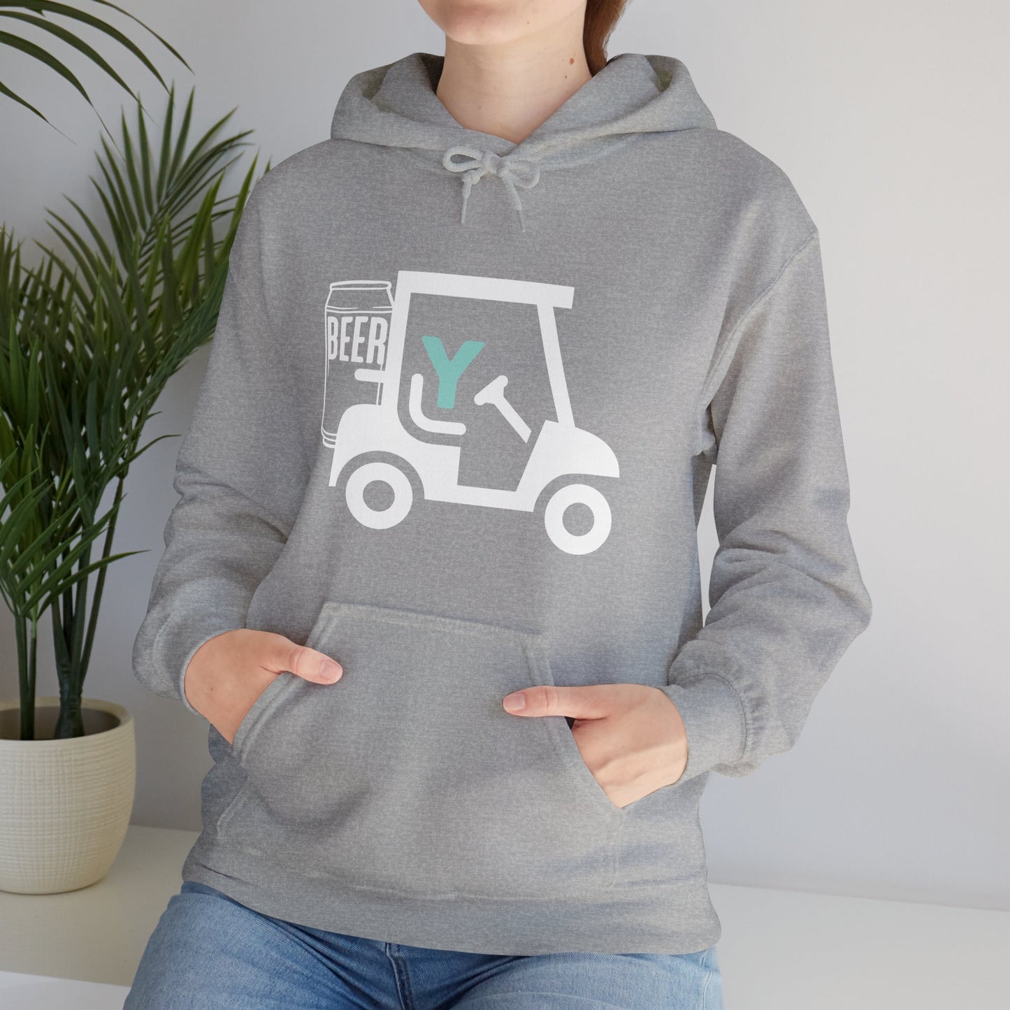 3OT Golf - Beer Cart Unisex Heavy Blend™ Hooded Sweatshirt