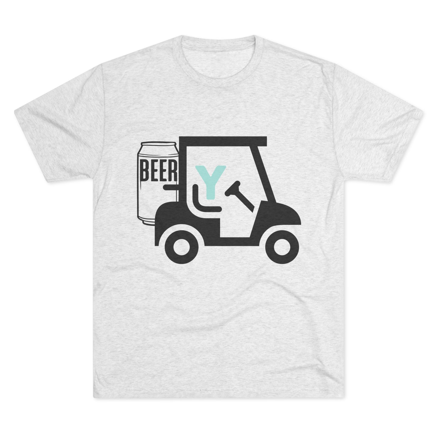 3OT Golf - Beer Cart Unisex Crew Tee (TRI-BLEND)