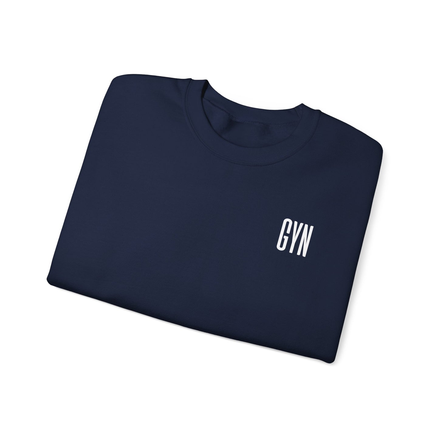 GYN Lifting Club "Gym Rat Era" Pump Cover (small side logo with back print) Unisex Sweatshirt