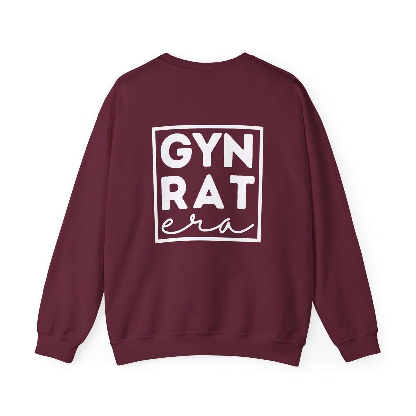 GYN Lifting Club "GYN Rat Era" Pump Cover (small front logo with back print) Unisex Sweatshirt