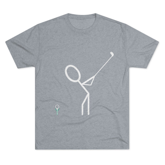 3OT Left Hand Golfer Unisex Crew Tee (TRI-BLEND)