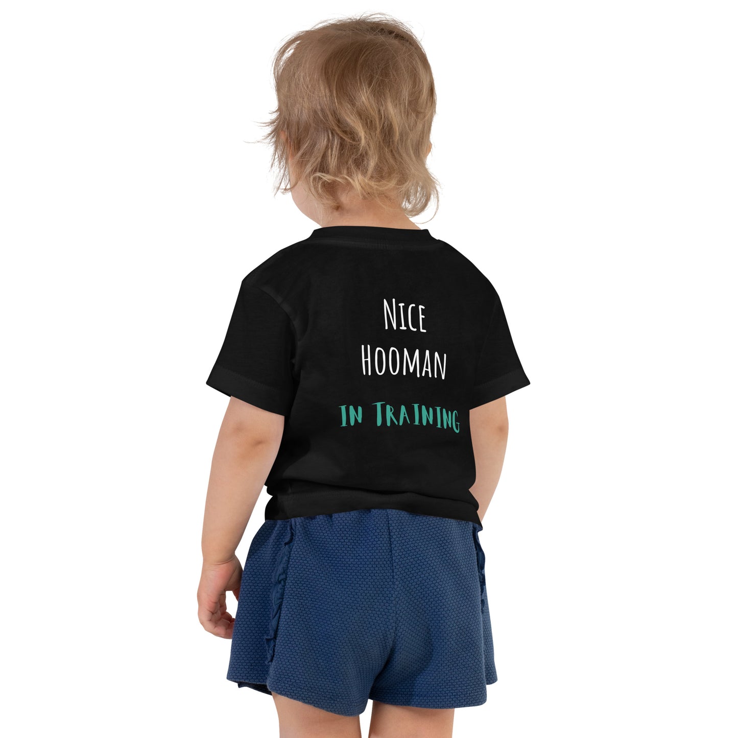 "Nice Hooman in Training" Toddler Short Sleeve Tee