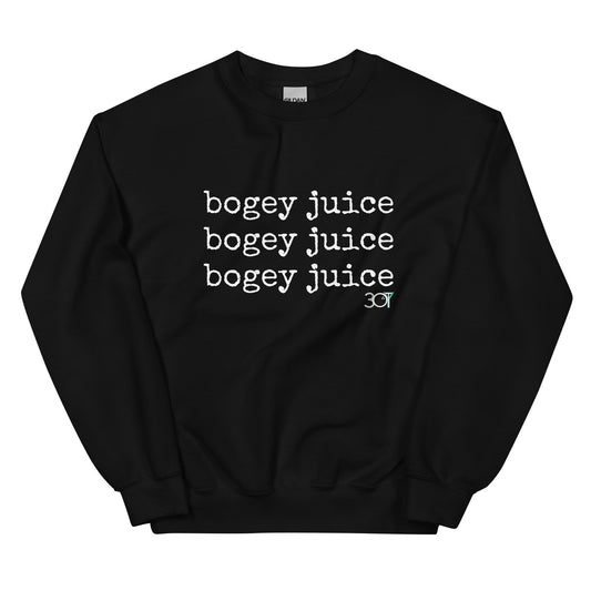 3OT "bogey juice" Unisex Sweatshirt [front print & small back logo]