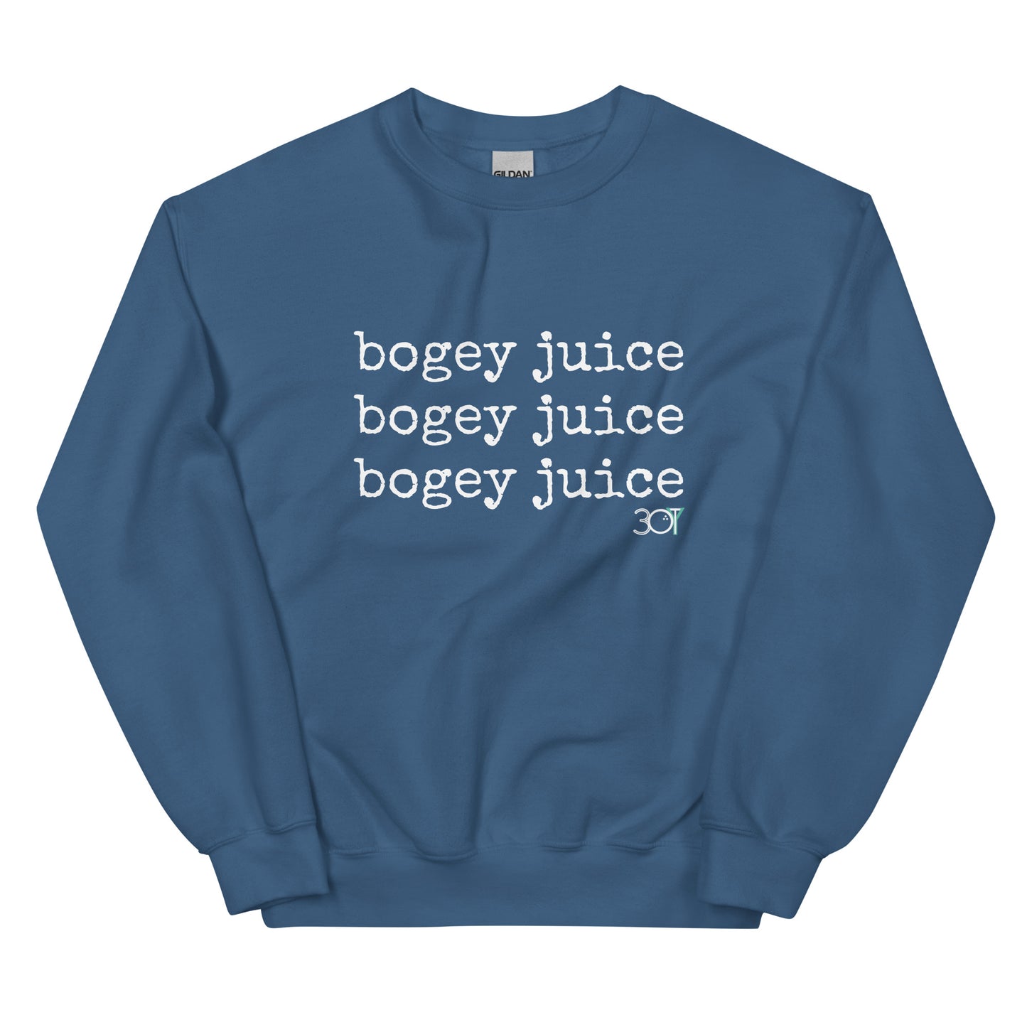 3OT "bogey juice" Unisex Sweatshirt [front print & small back logo]