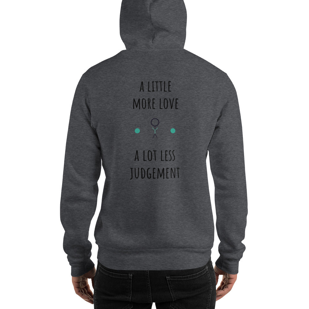 "Be a Nice Hooman" Unisex Hoodie [Front & Back Print]