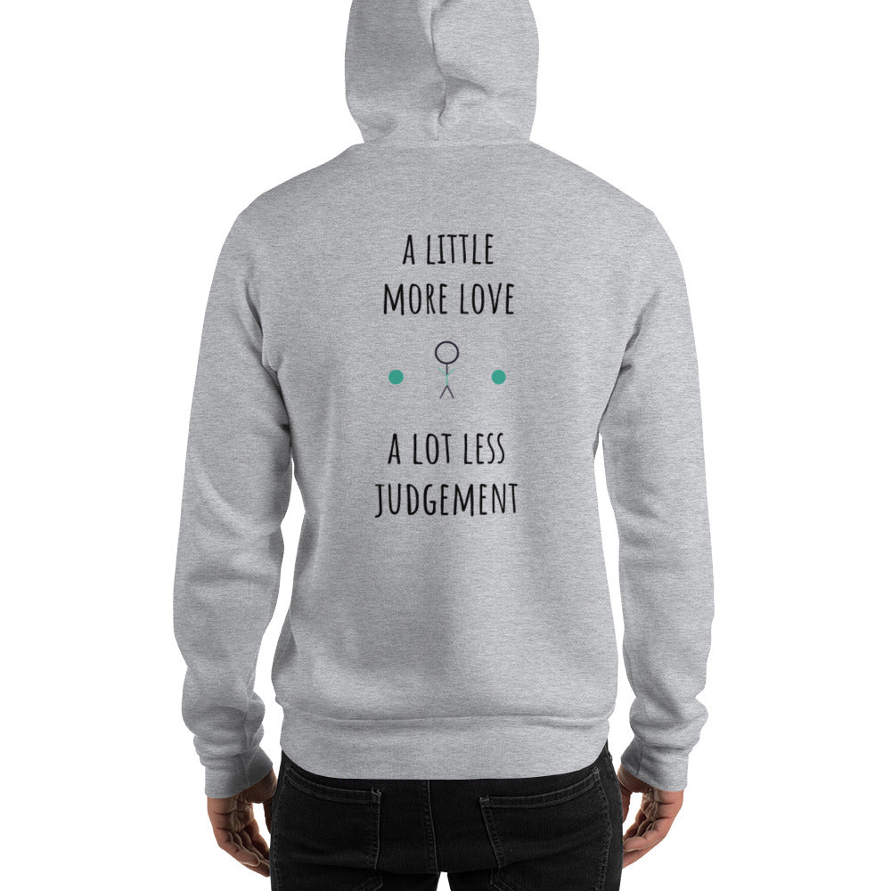 "Be a Nice Hooman" Unisex Hoodie [Front & Back Print]