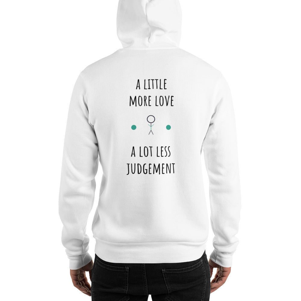 "Be a Nice Hooman" Unisex Hoodie [Front & Back Print]